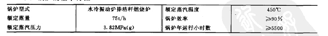 锅炉的基本特性